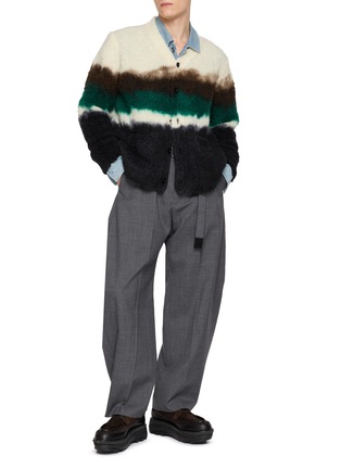 Figure View - Click To Enlarge - SACAI - Chusen Dyed Knit Cardigan