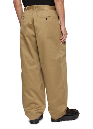 Back View - Click To Enlarge - SACAI - Belted Cotton Chino Pants