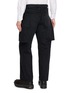 Back View - Click To Enlarge - SACAI - Layered Belted Denim Jeans