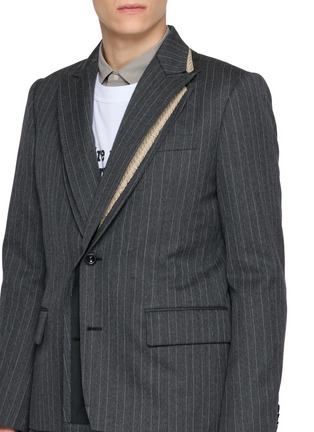  - SACAI - Layered Herringbone Suiting Jacket