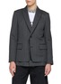 SACAI Layered Herringbone Suiting Jacket