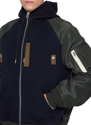  - SACAI - Grosgrain Panel Blouson