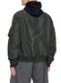 Back View - Click To Enlarge - SACAI - Grosgrain Panel Blouson