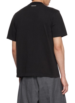 Back View - Click To Enlarge - SACAI - Graphic T-Shirt
