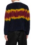 Back View - Click To Enlarge - SACAI - Long Sleeve Chusen Dyed Knit Polo Shirt