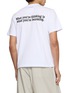 Back View - Click To Enlarge - SACAI - Crewneck Graphic T-shirt