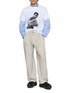 Figure View - Click To Enlarge - SACAI - Crewneck Graphic T-shirt