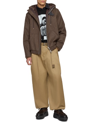 Figure View - Click To Enlarge - SACAI - Crewneck Graphic T-shirt