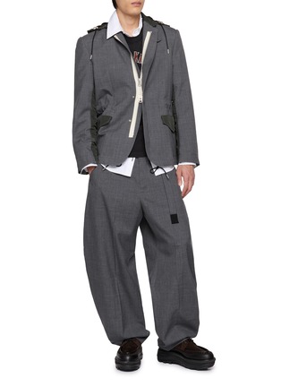 Figure View - Click To Enlarge - SACAI - Suiting Wool Pants