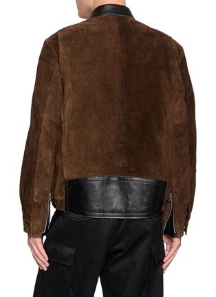 Back View - Click To Enlarge - SACAI - Suede Blouson Jacket