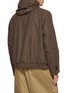 Back View - Click To Enlarge - SACAI - Wool Flannel Hoodie
