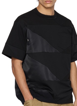  - SACAI - X A.P.C. Quilts T-Shirt