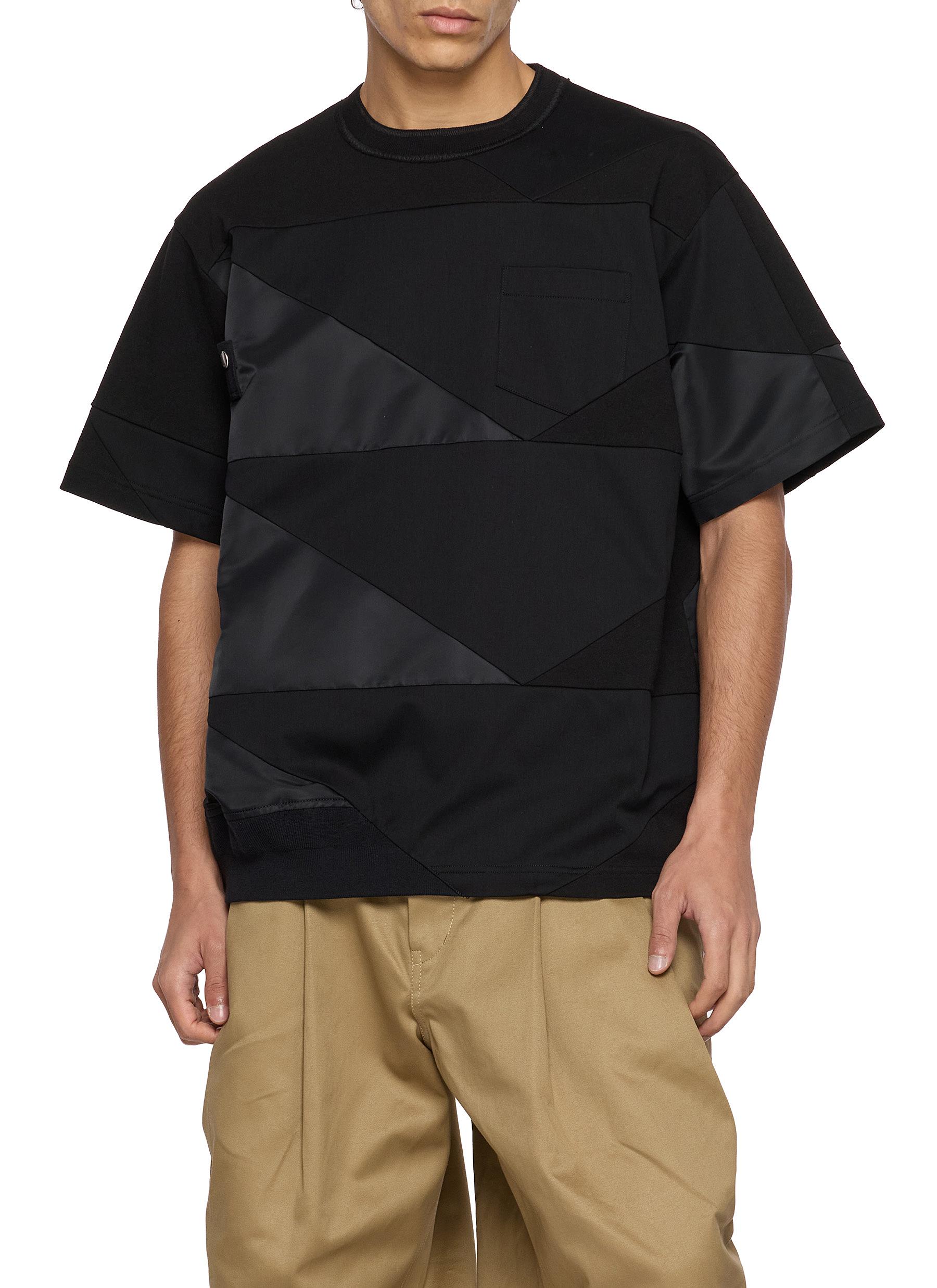 SACAI | X A.P.C. Quilts T-Shirt | Men | Lane Crawford