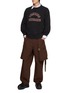 Figure View - Click To Enlarge - SACAI - Graphic Sweatshirt