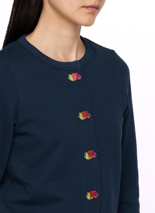  - HOMMEGIRLS - x Fruit Of The Loom Snap Terry Cardigan