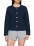 HOMMEGIRLS x Fruit Of The Loom Snap Terry Cardigan