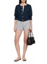Figure View - Click To Enlarge - HOMMEGIRLS - x Fruit Of The Loom Snap Terry Cardigan