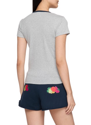 Back View - Click To Enlarge - HOMMEGIRLS - x Fruit Of The Loom Ringer T-shirt