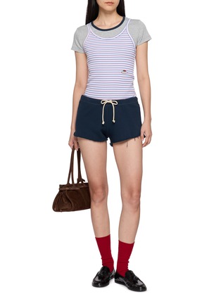 Figure View - Click To Enlarge - HOMMEGIRLS - x Fruit Of The Loom Ringer T-shirt