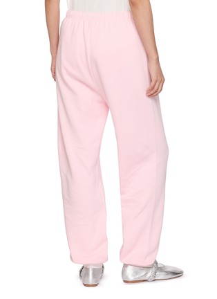 Back View - Click To Enlarge - HOMMEGIRLS - x Fruit Of The Loom Drawstring Cotton Sweatpants