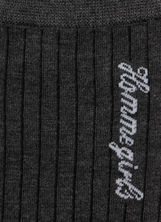 Detail View - Click To Enlarge - HOMMEGIRLS - Dress Socks
