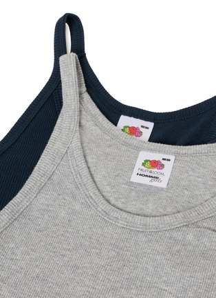 - HOMMEGIRLS - X Fruit Of The Loom Cotton Cami Tank Top — Set Of 2