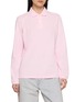 Main View - Click To Enlarge - HOMMEGIRLS - Long Sleeve Polo Shirt