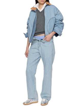 Figure View - Click To Enlarge - HOMMEGIRLS - HG N.2 Light Wash Jeans