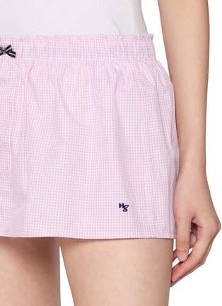  - HOMMEGIRLS - Elasticated Shirt Mini Skirt