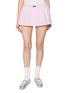 HOMMEGIRLS Elasticated Shirt Mini Skirt