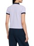 Back View - Click To Enlarge - HOMMEGIRLS - x Fruit Of The Loom Striped Baby Polo Shirt