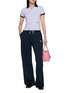 Figure View - Click To Enlarge - HOMMEGIRLS - x Fruit Of The Loom Striped Baby Polo Shirt