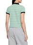 Back View - Click To Enlarge - HOMMEGIRLS - x Fruit Of The Loom Striped Baby Polo Shirt