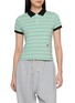 Main View - Click To Enlarge - HOMMEGIRLS - x Fruit Of The Loom Striped Baby Polo Shirt