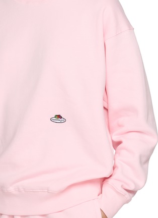  - HOMMEGIRLS - x Fruit Of The Loom Embroidered Logo Cotton Crewneck Sweater