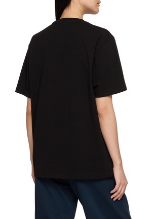 Back View - Click To Enlarge - HOMMEGIRLS - x Fruit Of The Loom Double Logo Cotton Crewneck T-shirt