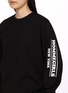  - HOMMEGIRLS - Retro Logo Long Sleeve Crewneck T-shirt