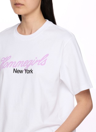  - HOMMEGIRLS - Long Sleeve Neon Logo T-shirt