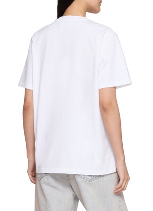 Back View - Click To Enlarge - HOMMEGIRLS - Long Sleeve Neon Logo T-shirt