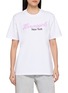 Main View - Click To Enlarge - HOMMEGIRLS - Long Sleeve Neon Logo T-shirt