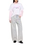 Figure View - Click To Enlarge - HOMMEGIRLS - Long Sleeve Neon Logo T-shirt