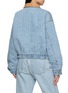 Back View - Click To Enlarge - HOMMEGIRLS - Light Wash Denim Bomber Jacket