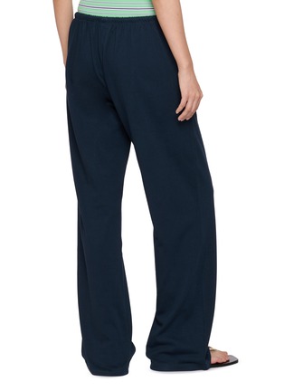 Back View - Click To Enlarge - HOMMEGIRLS - x Fruit Of The Loom Drawstring Cotton Lounge Pants