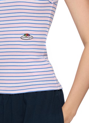  - HOMMEGIRLS - x Fruit Of The Loom Striped Cami Tank Top