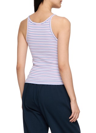 Back View - Click To Enlarge - HOMMEGIRLS - x Fruit Of The Loom Striped Cami Tank Top
