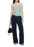 Figure View - Click To Enlarge - HOMMEGIRLS - x Fruit Of The Loom Striped Cami Tank Top
