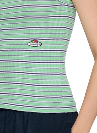  - HOMMEGIRLS - x Fruit Of The Loom Striped Cami Tank Top