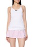 HOMMEGIRLS Bow Detail Ribbed Tank Top