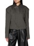BONBOM Closed Notch Collar Single Breasted Blazer