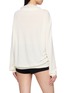 Back View - Click To Enlarge - BONBOM - Lingerine Neck Knit Sweater
